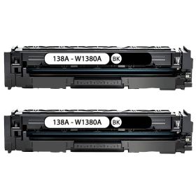 HP W1380A Toner Cartridges 2-Pack, Black