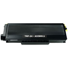 High Yield Konica Minolta TNP24 Toner Cartridge Black, Single Pack