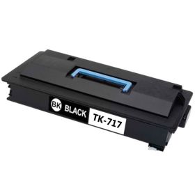 High Yield Kyocera TK-717 Toner Cartridge Black, Single Pack