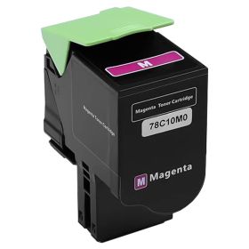 Lexmark 78C10M0 Toner Cartridge Magenta, Single Pack
