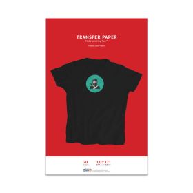 11x17 Iron-on Transfer Paper (Dark Fabric) - 20 Sheets