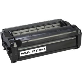 Ricoh SP 5200HA Toner Cartridge Black, Single Pack
