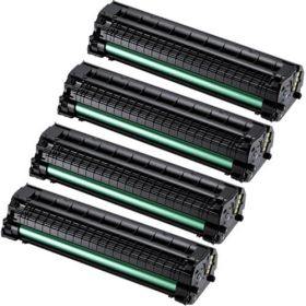 Samsung 104S Toner Cartridges - MLT-D104S Black 4-Pack