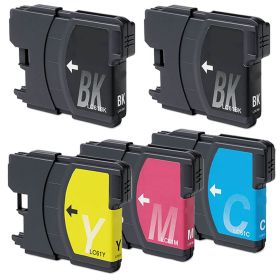 Brother LC61 Black & Color 5-pack Ink Cartridges