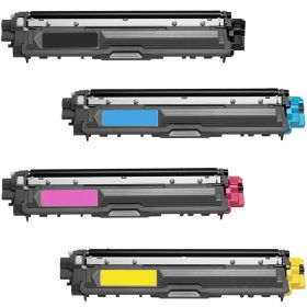 Brother TN221 Black & TN225 Color 4-pack HY Toner Cartridges