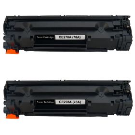 HP 78A (CE278A) 2-pack Black Toner Cartridges