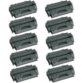 HP 05X (CE505X) 10-pack High Yield Black Toner Cartridges
