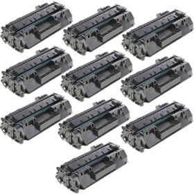 HP 80A (CF280A) 10-pack Black Toner Cartridges