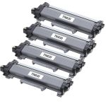Brother TN830 Printer Toner Cartridges Black: 4-Pack