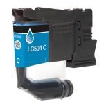 Brother LC504 Cyan Ink Cartridge, Single Pack
