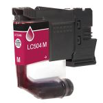 Brother LC504 Magenta Ink Cartridge, Single Pack