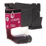 High Yield Brother LC504XL Magenta Ink Cartridge, Single Pack