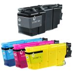 Ultra High Yield Brother LC507 Ink Cartridges Combo Pack of 4: 1 Black, 1 Cyan, 1 Magenta, 1 Yellow