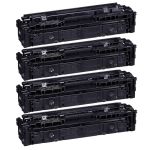 High Yield Canon 075H Toner Cartridges 4-Pack: 1 Black, 1 Cyan, 1 Magenta, 1 Yellow