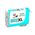 High Yield Epson 802XL Cyan Ink Cartridge, Single Pack