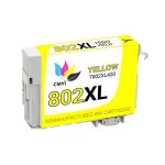 High Yield Epson 802XL Yellow Ink Cartridge, Single Pack