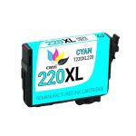 High Capacity Epson T220XL220 Ink Cartridge - 220XL Cyan, Single Pack