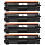 HP 161A Printer Toner Cartridges Black, 4-Pack