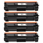 HP 161X Printer Toner Cartridges Black, 4-Pack