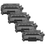 HP 55A Black Toner Cartridges 4 Pack