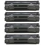 HP LaserJet 35A CB435A Toner Cartridges Black 4-Pack