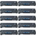 HP Toner 85A CE285A Cartridges Black 10-Pack