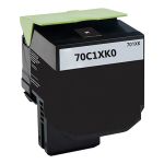 High Yield Lexmark 701XK Toner Cartridge Black, Single Pack