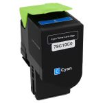 Lexmark 78C10C0 Toner Cartridge Cyan, Single Pack