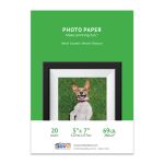 Premium Woven Textured Inkjet Photo Paper (5"X7") 20 sheets - Resin Coated