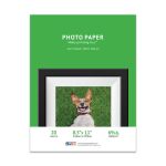 Premium Fabric Textured Glossy Inkjet Photo Paper (8.5" x 11") 20 sheets - 230g