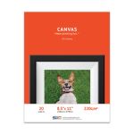 Premium Printable Oil Canvas (8.5"X11") 20 sheets for Inkjet printer - 220g