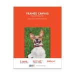 Canvas Frame and 1 Sheet of Cotton Canvas - 8.5" x 11"
