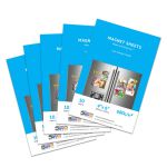 Premium Matte Printable Magnet Sheets (4"X6") 50 sheets - White