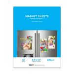 Premium Glossy Magnetic Sheets - 8.5" x 11" 10 sheets - White - 680g