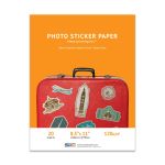 Letter Size Matte Sticker Paper - 8.5" x 11" - 20 sheets - 120g