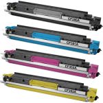 thumbnail image 2 of 4-Pack CF350A/CF353A Toner Cartridges For HP Color LaserJet Pro M176n M177fw – Black, Cyan, Magenta, Yellow 2 of 6