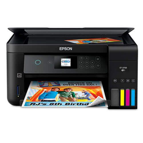 Epson EcoTank ET-2750 Ink Refill Bottles' Printer