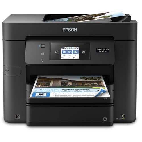 Epson WorkForce Pro WF-4734 Printer using Epson WF-4734 Ink Cartridges