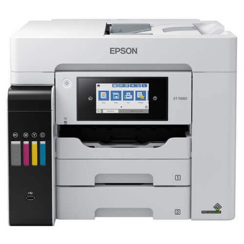 Epson EcoTank Pro ET-5850 All-in-One Supertank Printer using Epson ET-5850 Ink Bottles