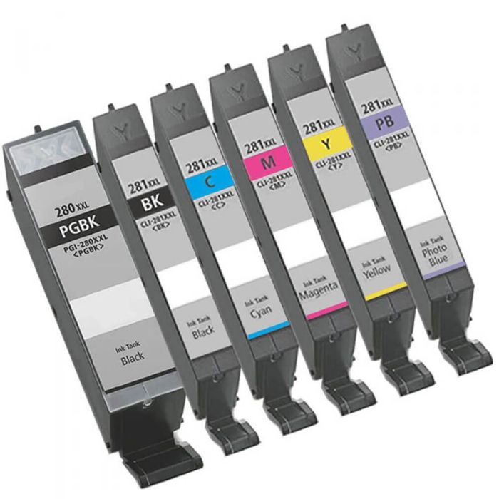Canon Ink 280 281 XXL Cartridges Single and Combo Packs