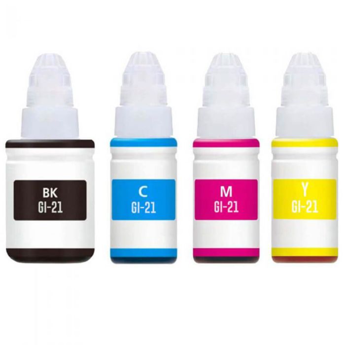 Compatible Canon GI-21 Ink Bottles Single Pack & Combo Packs