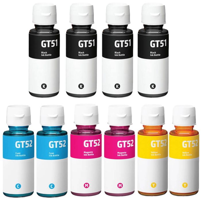 HP Ink Bottle GT51 & HP Ink Bottle GT52 10-Pack @ $39.90
