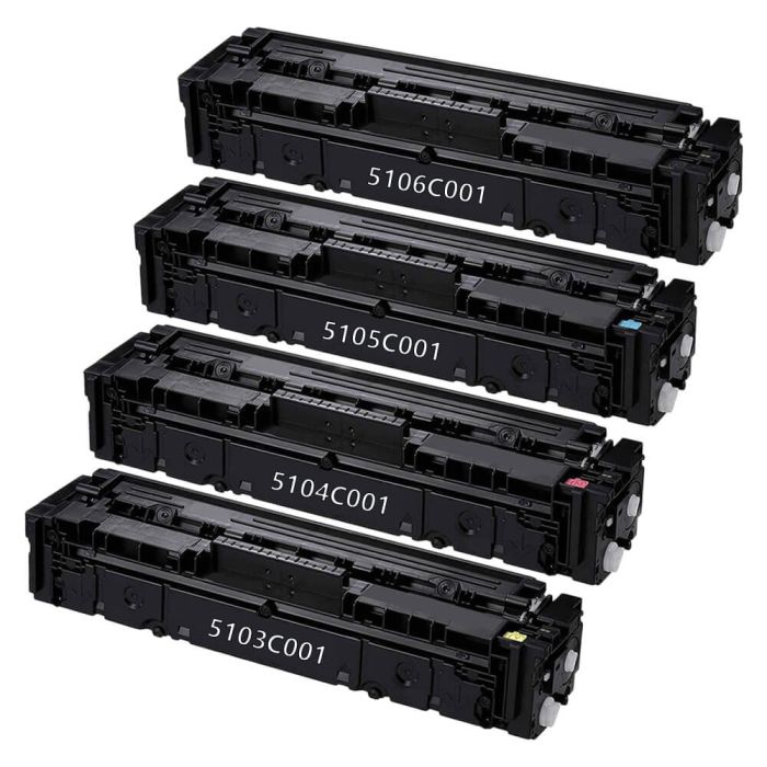 Canon 067H Toner Cartridges Combo Pack of 4 103.96
