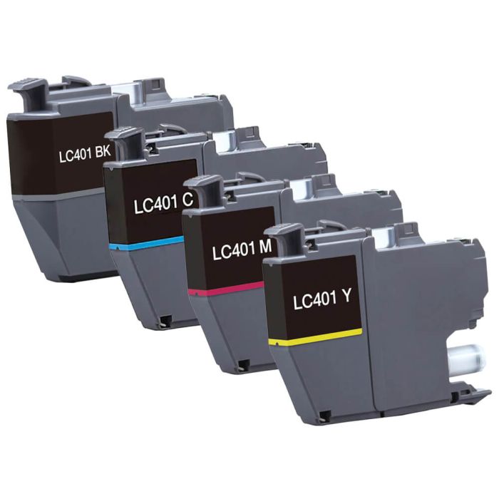 Reviews for Compatible Brother LC401 Ink Cartridges Combo Pack of 4 1