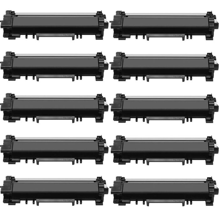 High Yield Brother TN760 Cartridges Black 10-Pack