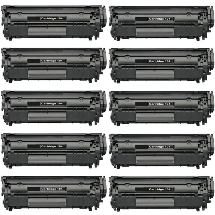 Canon 104 Black Toner Cartridges - FX9/FX10 - 10-Pack