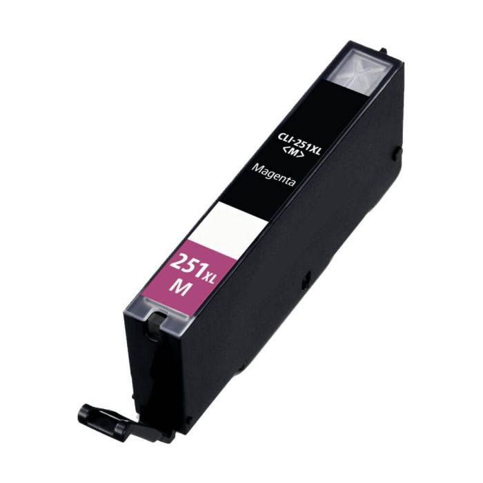 High Yield Canon 251XL Magenta Ink Cartridge, Single Pack