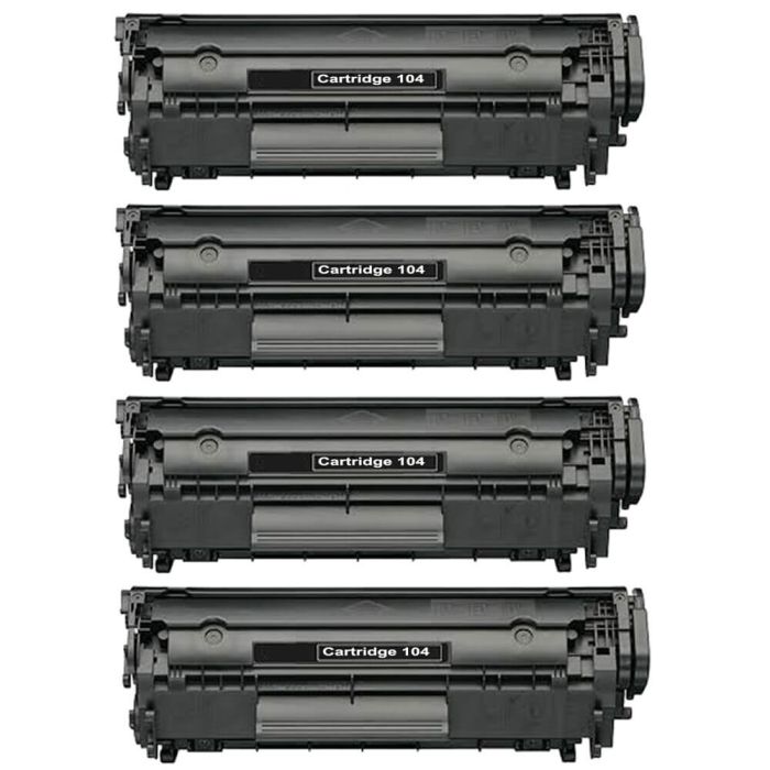 Canon FX9 FX10 Toner Cartridges - 104/0263B001 Black - 4-Pack