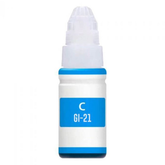 Canon GI-21 Cyan Ink Bottle, Single Pack
