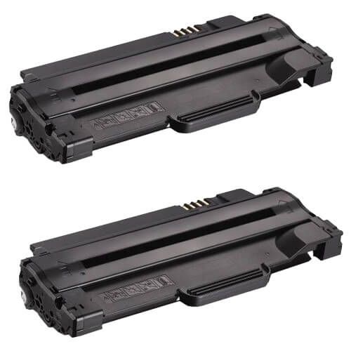 High Yield Dell 2MMJP Toner Cartridges - 7H53W/330-9523 Black 2-Pack